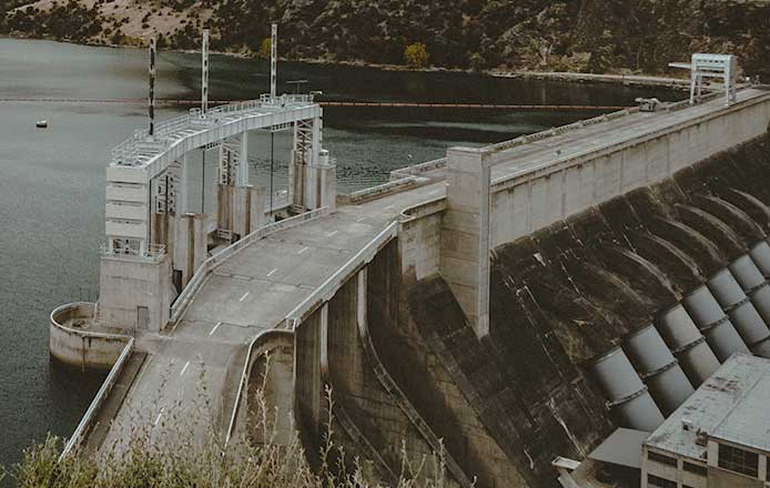 Meeks Cabin Dam Spillway
